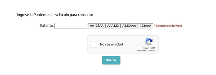 Paso 2 para consultar o cambiar el turno de la VTV en Boulogne